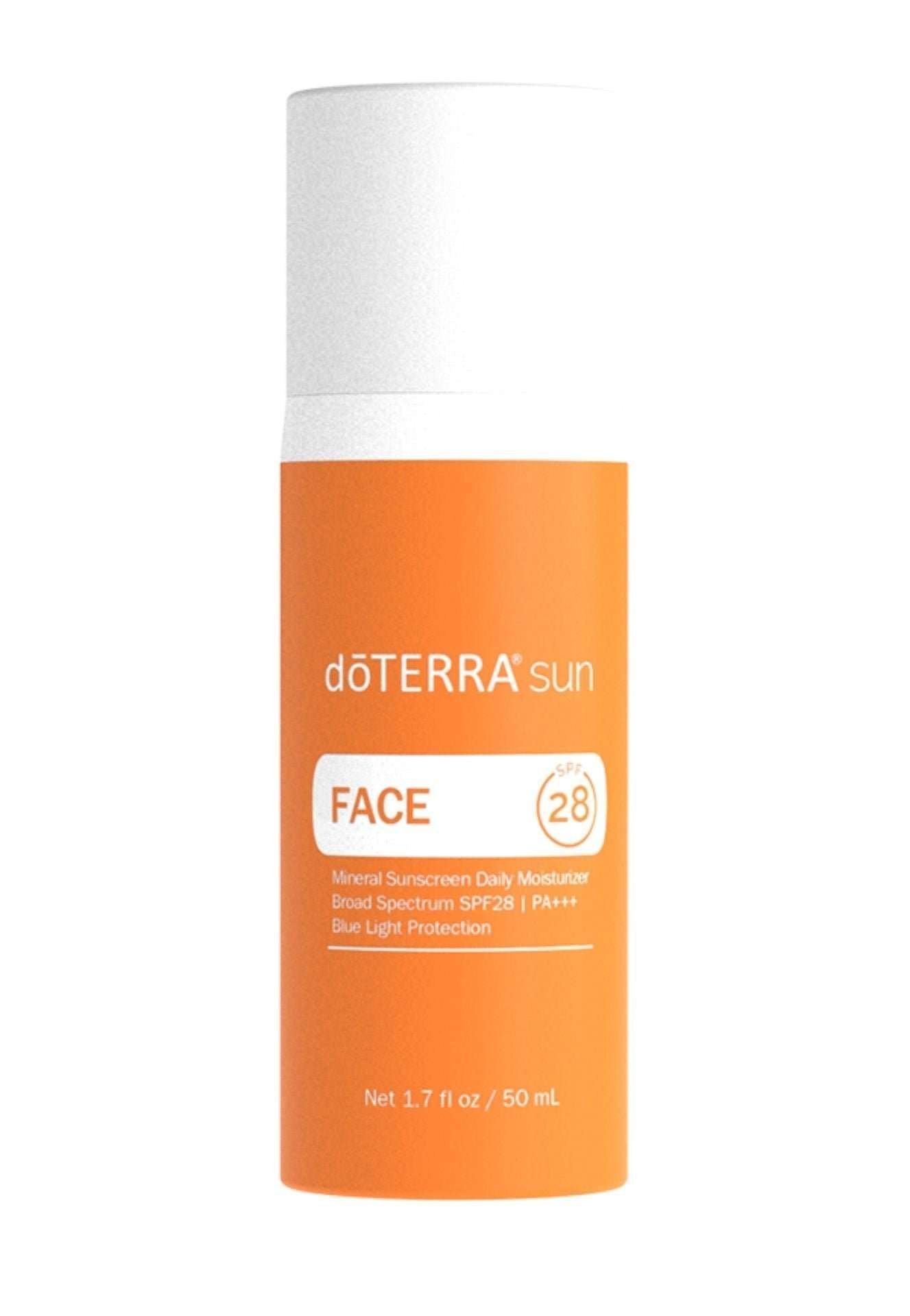 dōTERRA sun® Face Mineral Sunscreen Moisturizer - 1.7 fl oz / 50 mL